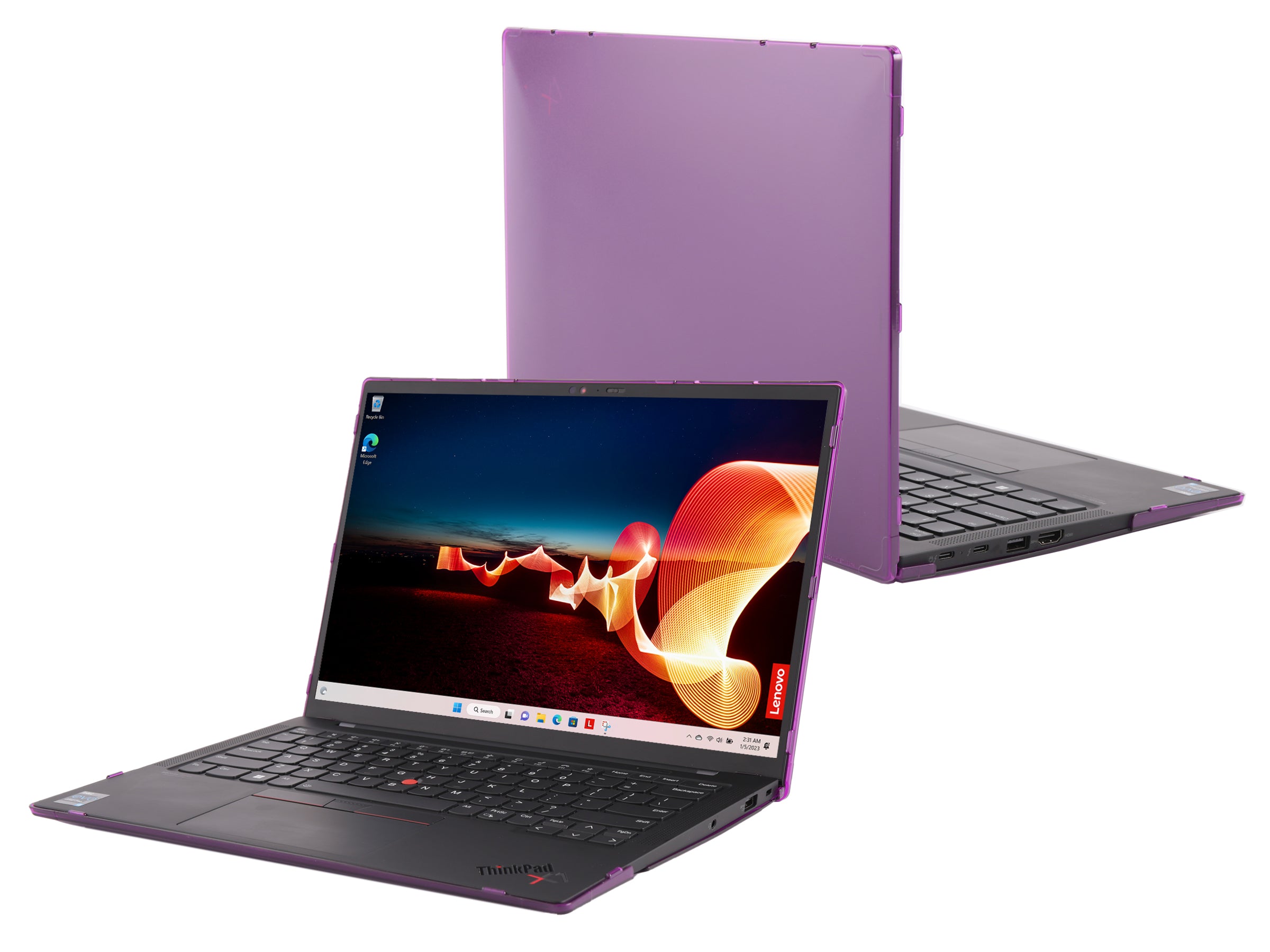 mCover Case ONLY Compatible for 2021-2024 14" Lenovo ThinkPad X1 Carbon Gen 9 / Gen 10 / Gen 11 Windows Notebook PC (with 180-degree Hinge, NOT Fitting Other Lenovo Models)