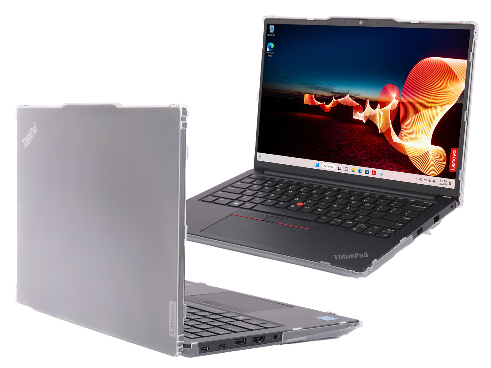 mCover Hard Case ONLY Compatible for 2023-2025 14" Lenovo ThinkPad E14 Gen 5 / Gen 6 Windows Notebook PC (with 180° Hinge, NOT Fitting Any Other Lenovo Models)