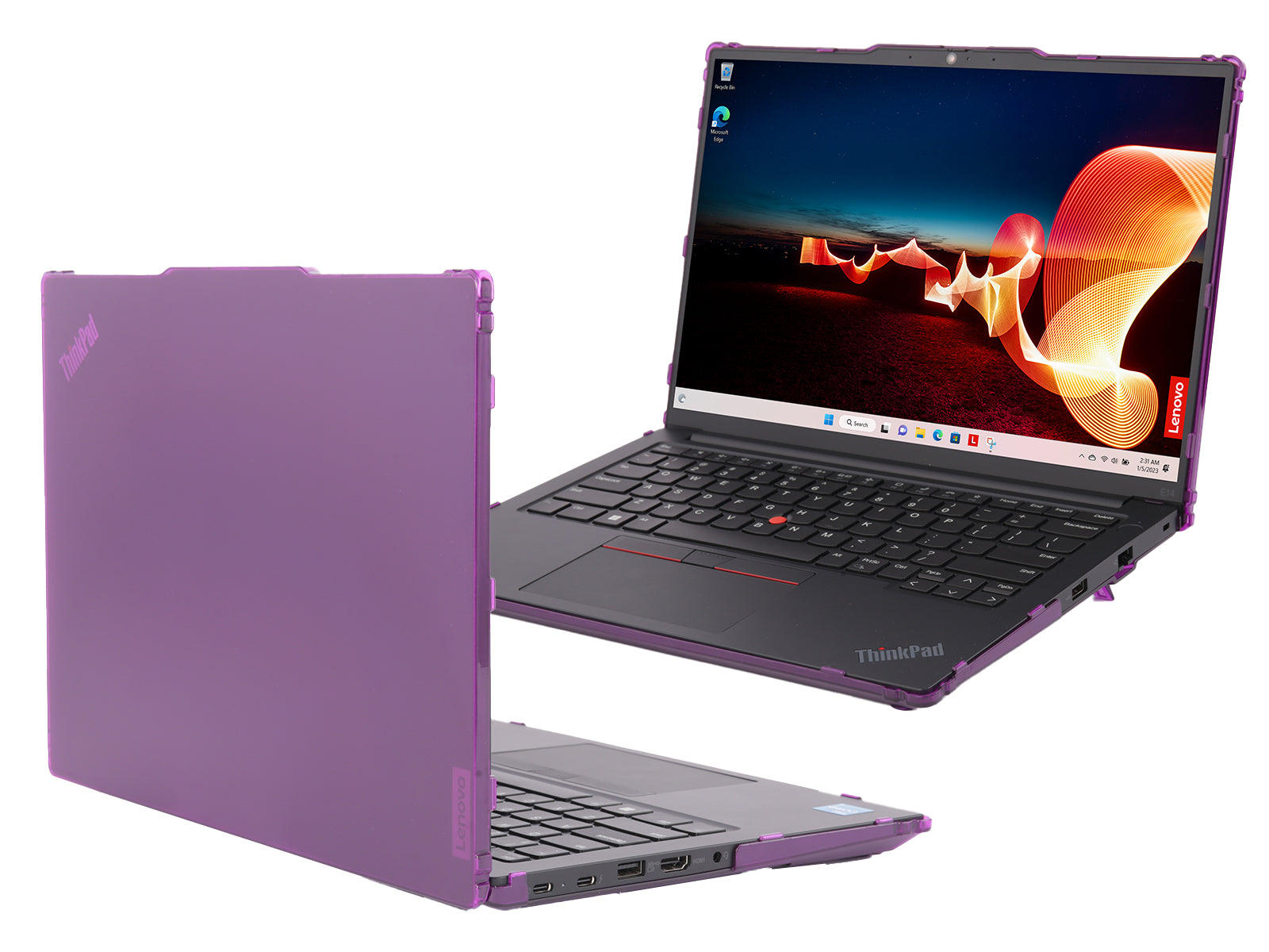 mCover Hard Case ONLY Compatible for 2023-2025 14" Lenovo ThinkPad E14 Gen 5 / Gen 6 Windows Notebook PC (with 180° Hinge, NOT Fitting Any Other Lenovo Models)