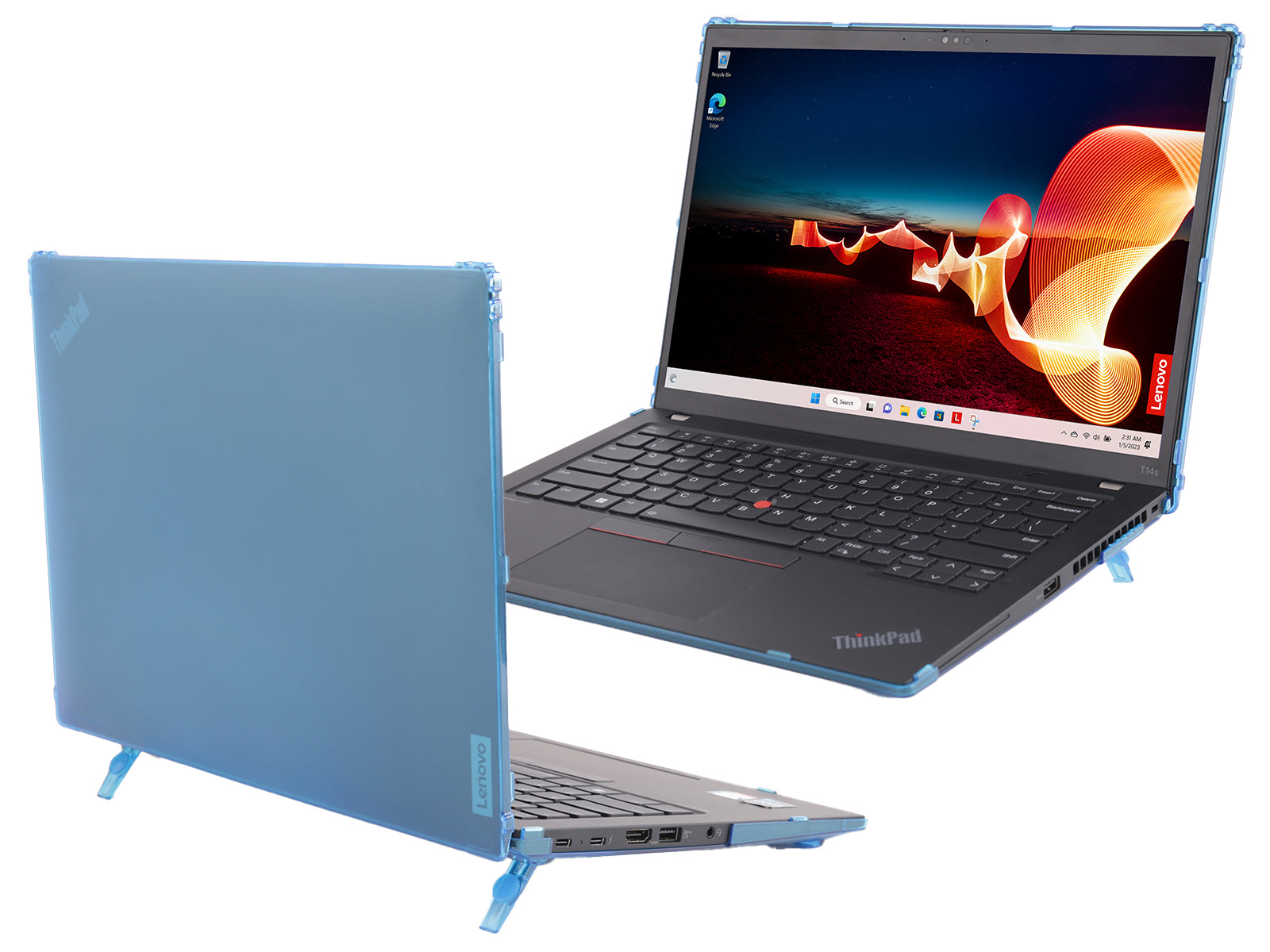 mCover Hard Case ONLY Compatible for 2023-2024 14" Lenovo ThinkPad T14s Slim Gen 3 / Gen 4 Windows PC (with 180° Hinge, NOT Fitting Any Other Lenovo Models)