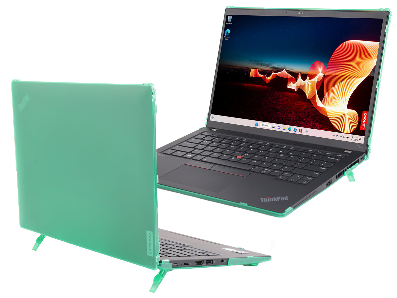 mCover Hard Case ONLY Compatible for 2023-2024 14" Lenovo ThinkPad T14s Slim Gen 3 / Gen 4 Windows PC (with 180° Hinge, NOT Fitting Any Other Lenovo Models)
