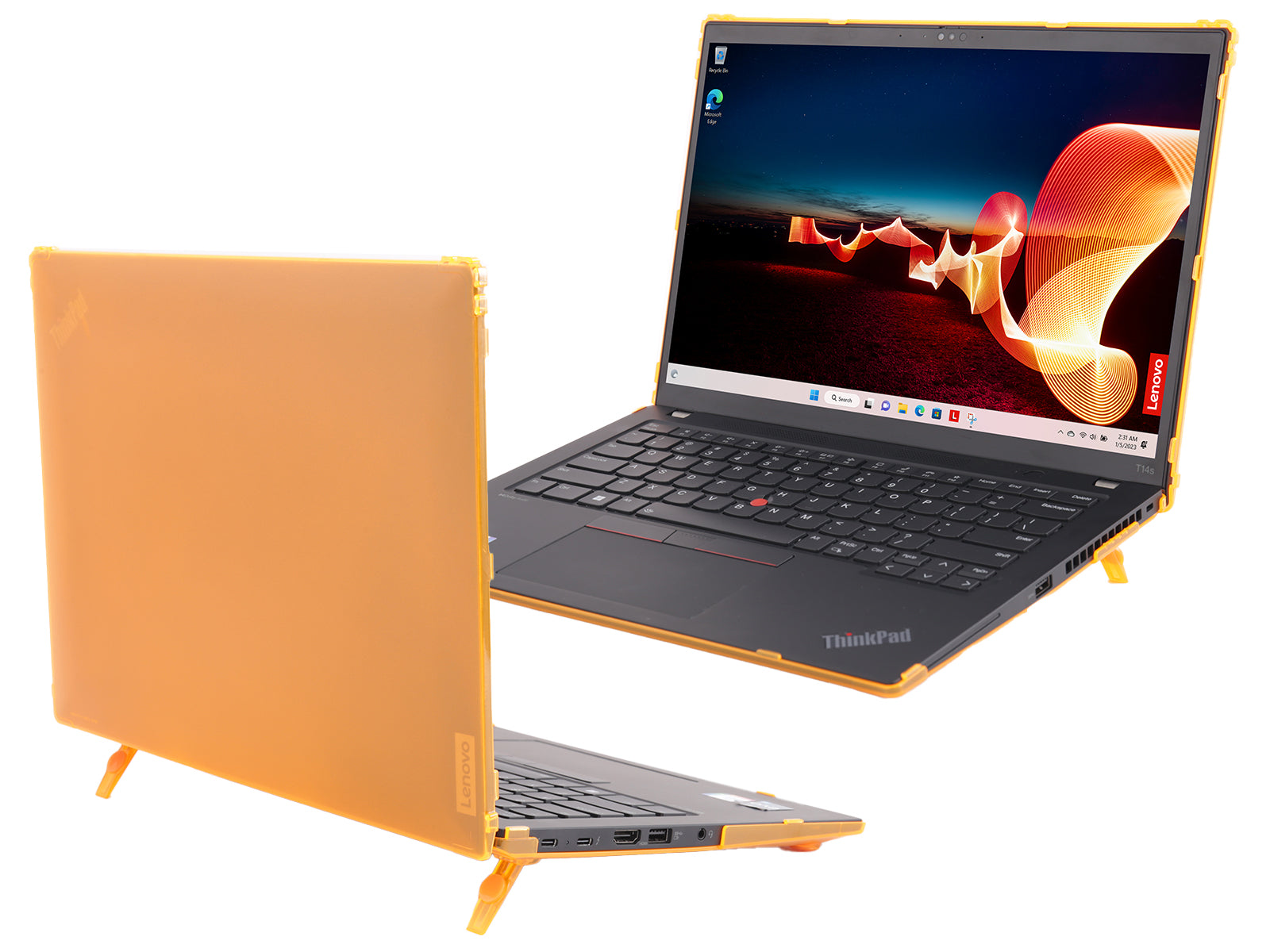 mCover Hard Case ONLY Compatible for 2023-2024 14" Lenovo ThinkPad T14s Slim Gen 3 / Gen 4 Windows PC (with 180° Hinge, NOT Fitting Any Other Lenovo Models)