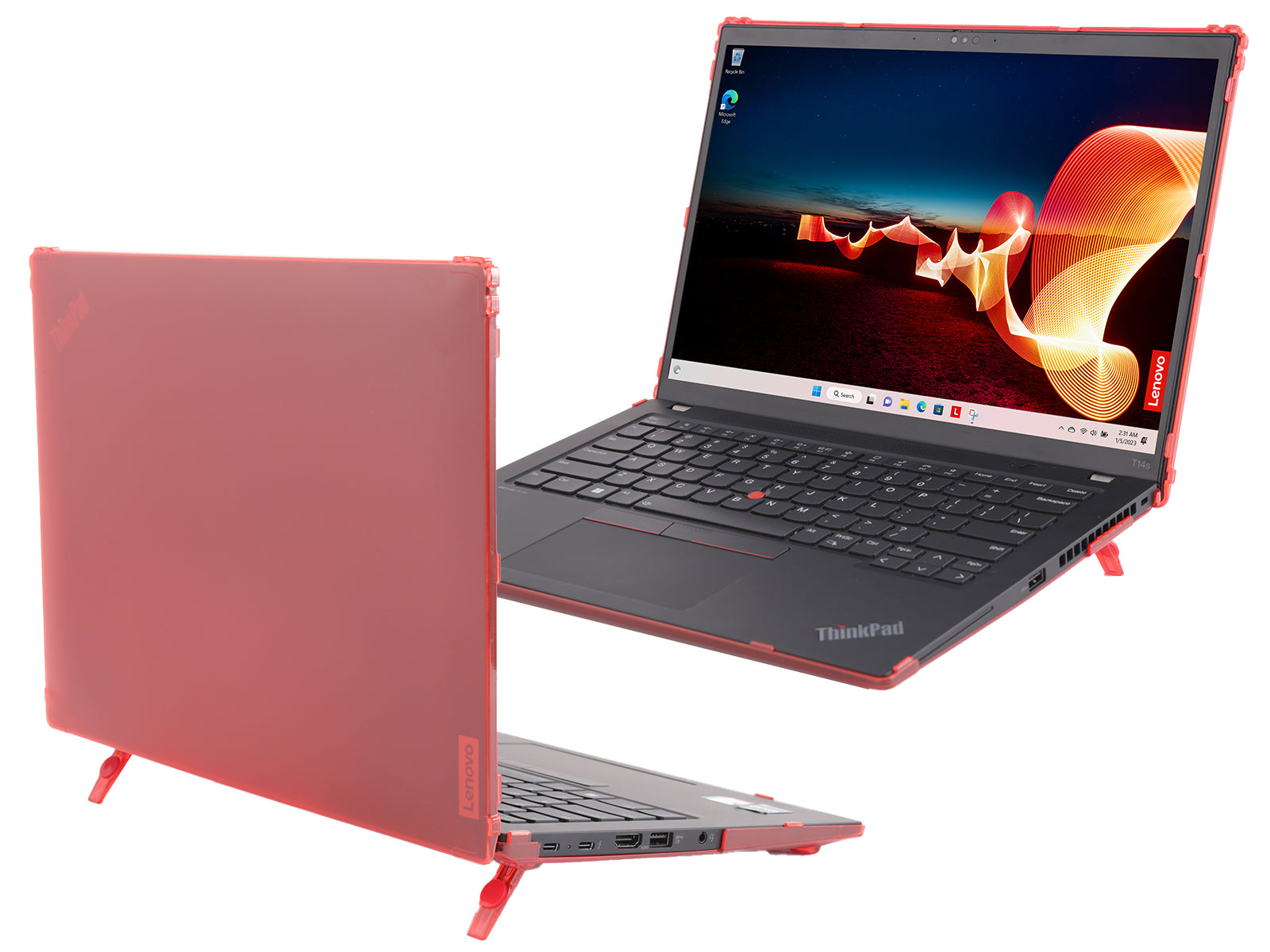 mCover Hard Case ONLY Compatible for 2023-2024 14" Lenovo ThinkPad T14s Slim Gen 3 / Gen 4 Windows PC (with 180° Hinge, NOT Fitting Any Other Lenovo Models)