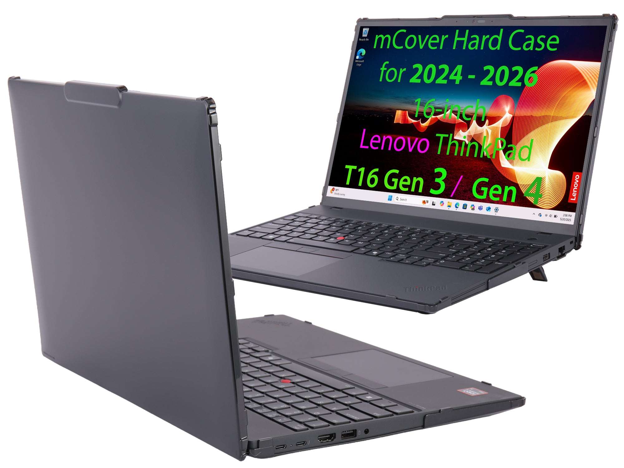 mCover case ONLY Compatible for 2024-2026 16" Lenovo ThinkPad T16 Gen 3 / Gen 4 Series Windows Notebook Computers (NOT Fitting Any Other Lenovo Models)
