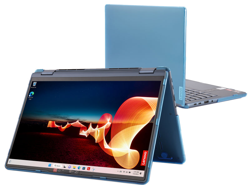 MCover Case ONLY Compatible For 2022-2024 13.3" Lenovo Yoga 6 13ABR8 | 13ALC7 Series 2-in-1 Windows Notebook Computers (NOT Fitting Any Other Models)- Blue - View #6