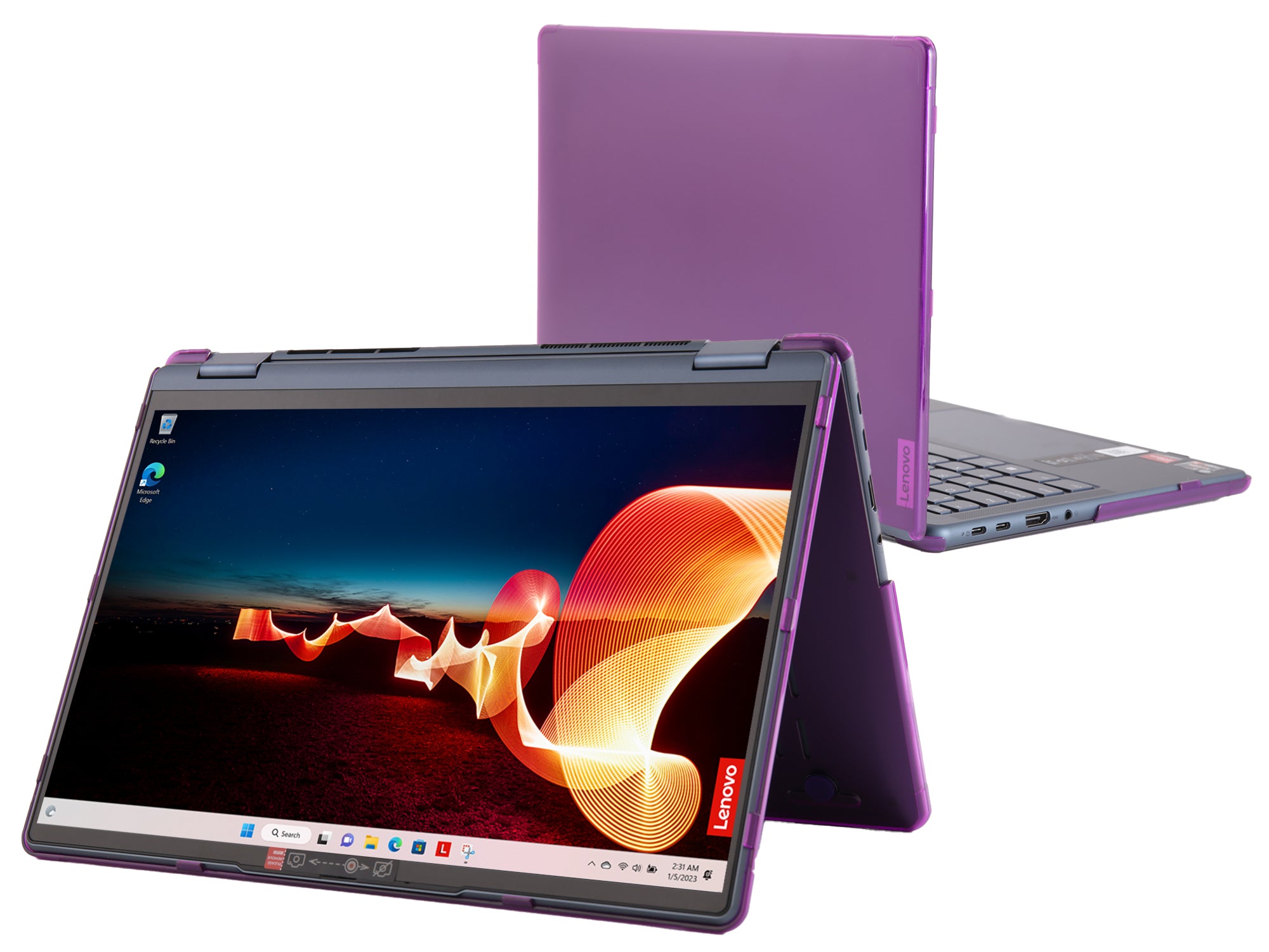 mCover case ONLY Compatible for 2022-2024 13.3" Lenovo Yoga 6 13ABR8 | 13ALC7 Series 2-in-1 Windows Notebook Computers (NOT Fitting Any Other Models)