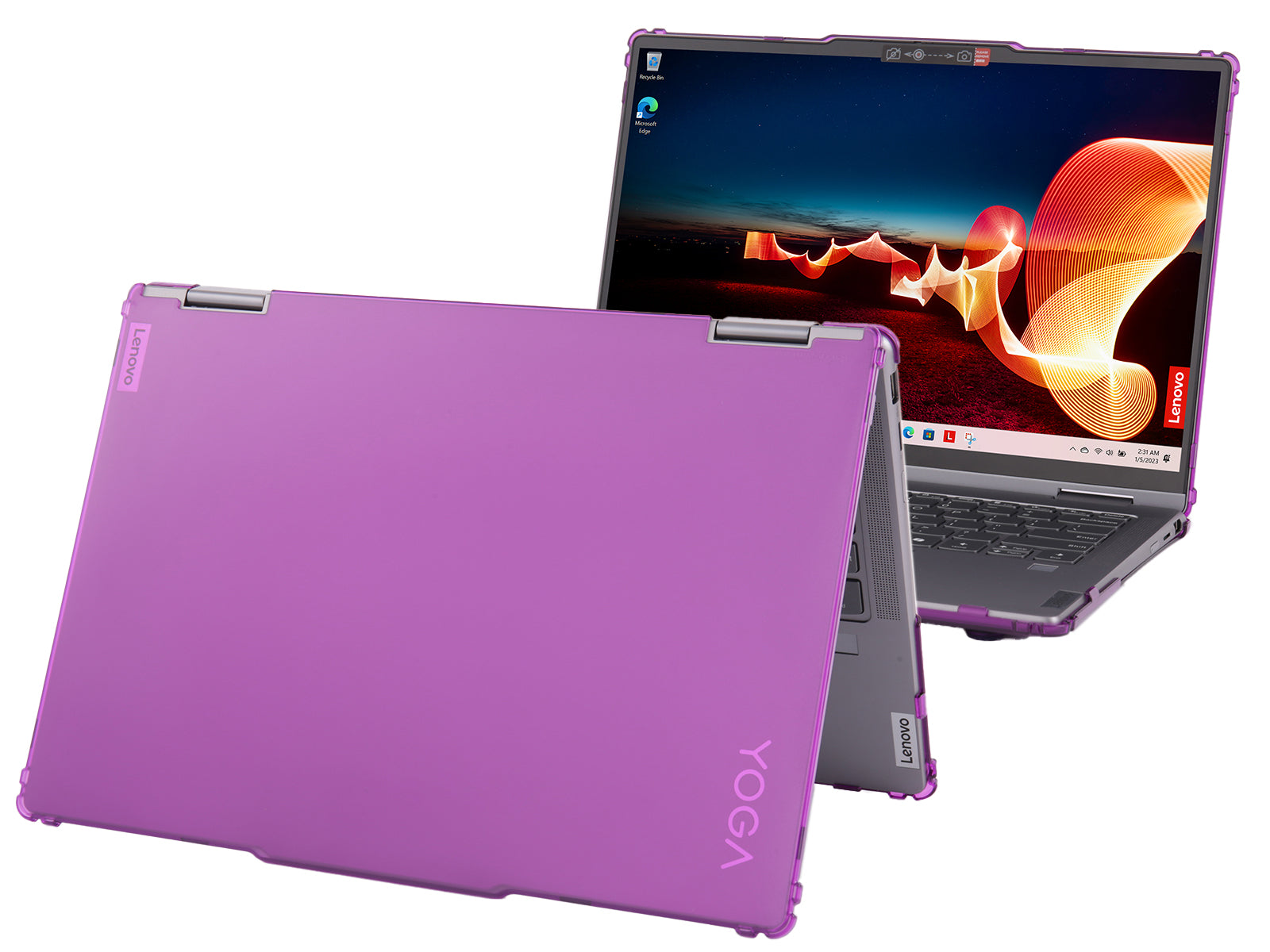 mCover case ONLY Compatible for 2023-2025 14" Lenovo Yoga 7 14IRL8 | 14IML9 | 14AHP9 Series 2-in-1 Windows Notebook Computers (NOT Fitting Any Other Models)