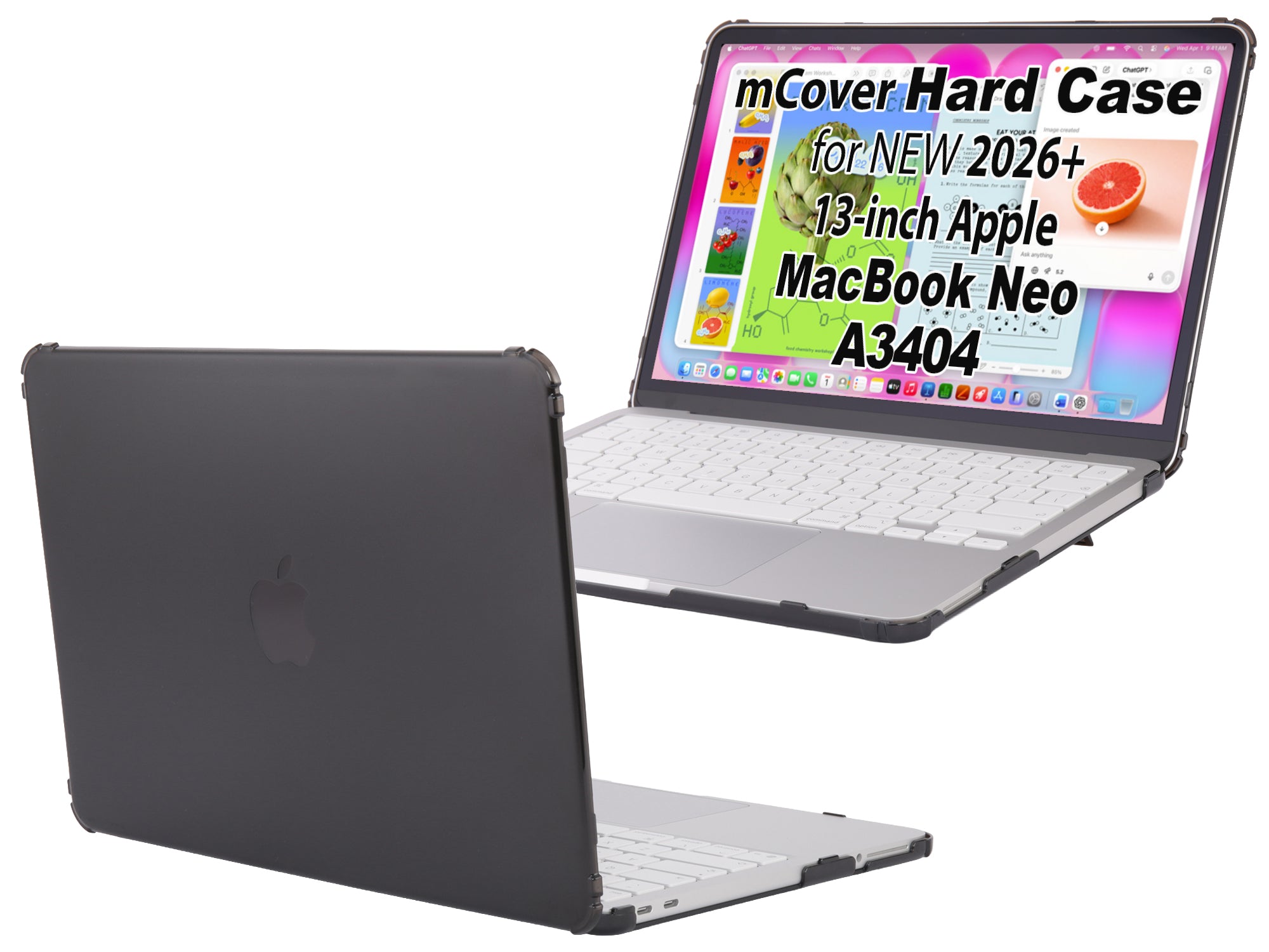 mCover Case ONLY Compatible with 2026 or Newer 13” MacBook Neo Laptop