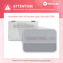 mCover Hard Shell Case ONLY Compatible for 2021 / 2022 14" HP Pavilion x360 14-DYxxxx Series (NOT Compatible with Other HP Pavilion Series) Convertible laptops - HP-PAV-x360-14-DY0000
