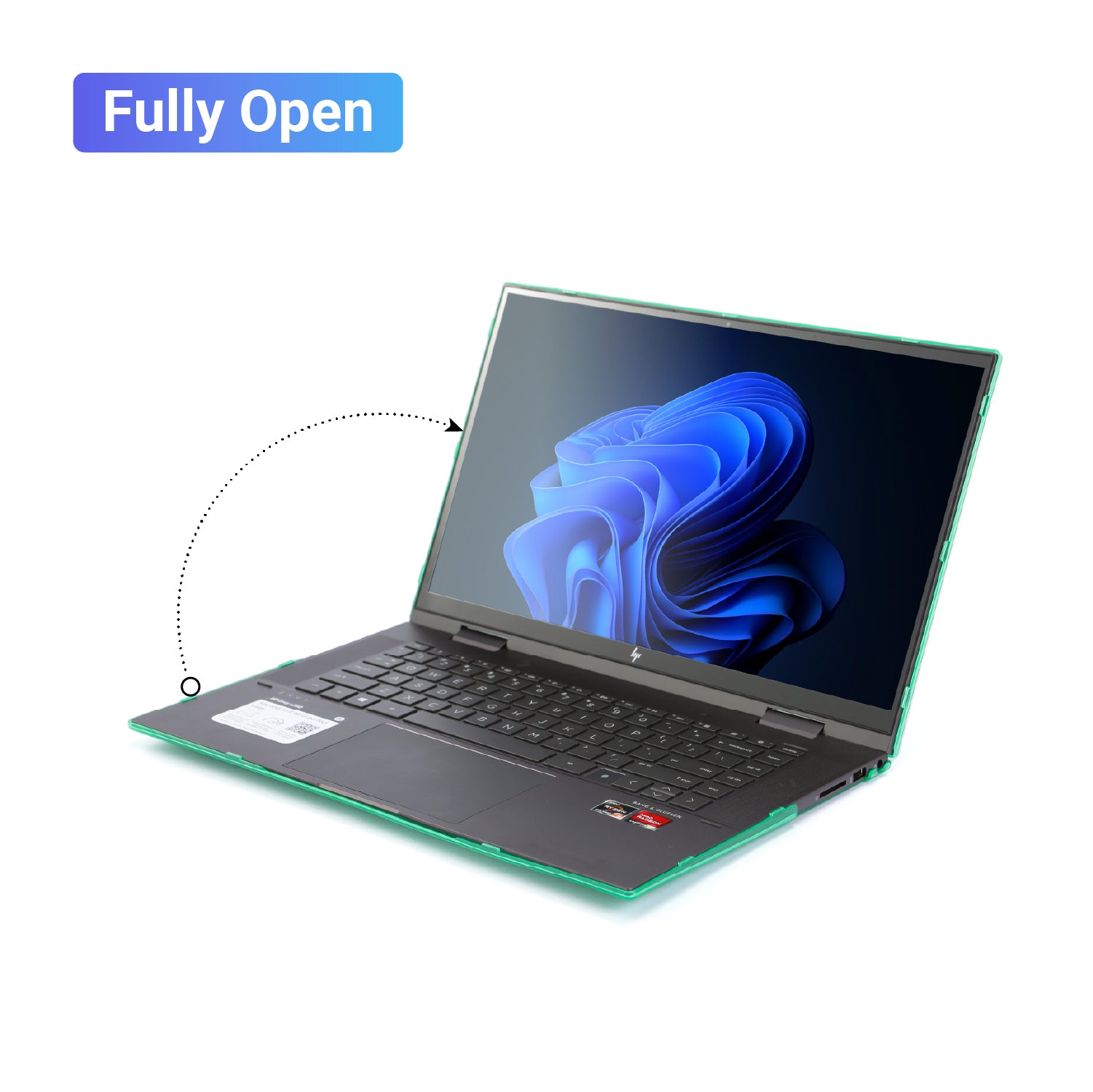 mCover Case Compatible for 2021~2022 15.6" HP Envy x360 15-ESxxxx (Intel CPU) / 15-EUxxx (AMD CPU) Series Laptop ONLY (NOT Fitting Any Other HP Models)