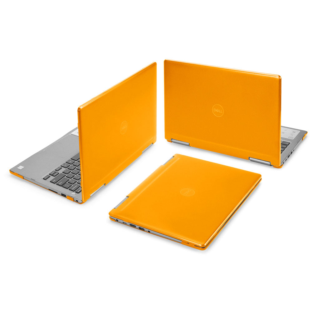 orange dell laptop