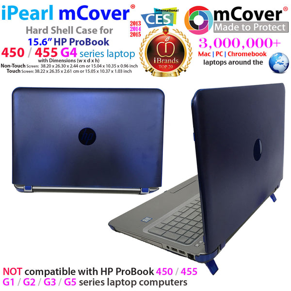 iPearl mCover Hard Shell Case for 15.6" HP ProBook 450/455 G4 Series (NOT Compatible with Older HP ProBook 450 G1 / G2 / G3 Series) Notebook PC