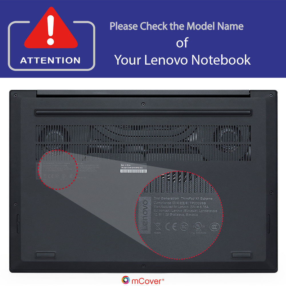 mCover Hard Shell Case for 2020 15.6 inch Lenovo ThinkPad X1 Extreme G