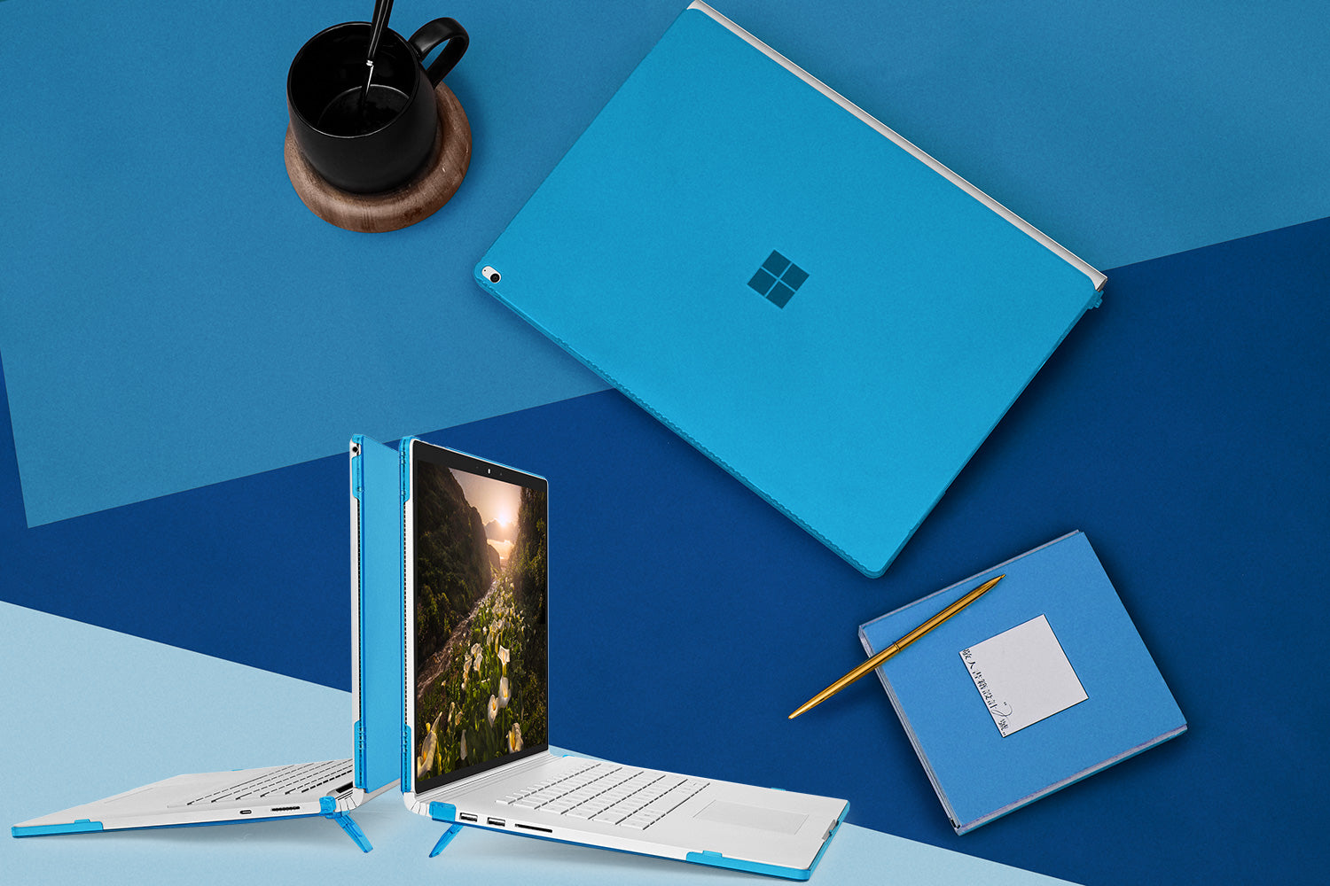 mCover Case Compatible for 2017~2022 15" Microsoft Surface Book 2/3 with Detachable Tablet Display ONLY (NOT Fitting Cheaper Surface Laptop Models)