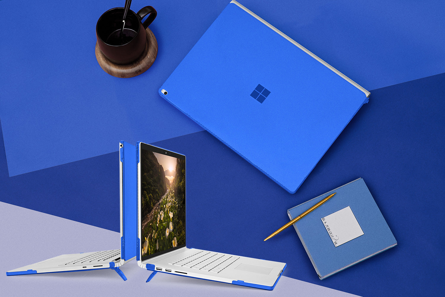 mCover Case Compatible for 2017~2022 15" Microsoft Surface Book 2/3 with Detachable Tablet Display ONLY (NOT Fitting Cheaper Surface Laptop Models)