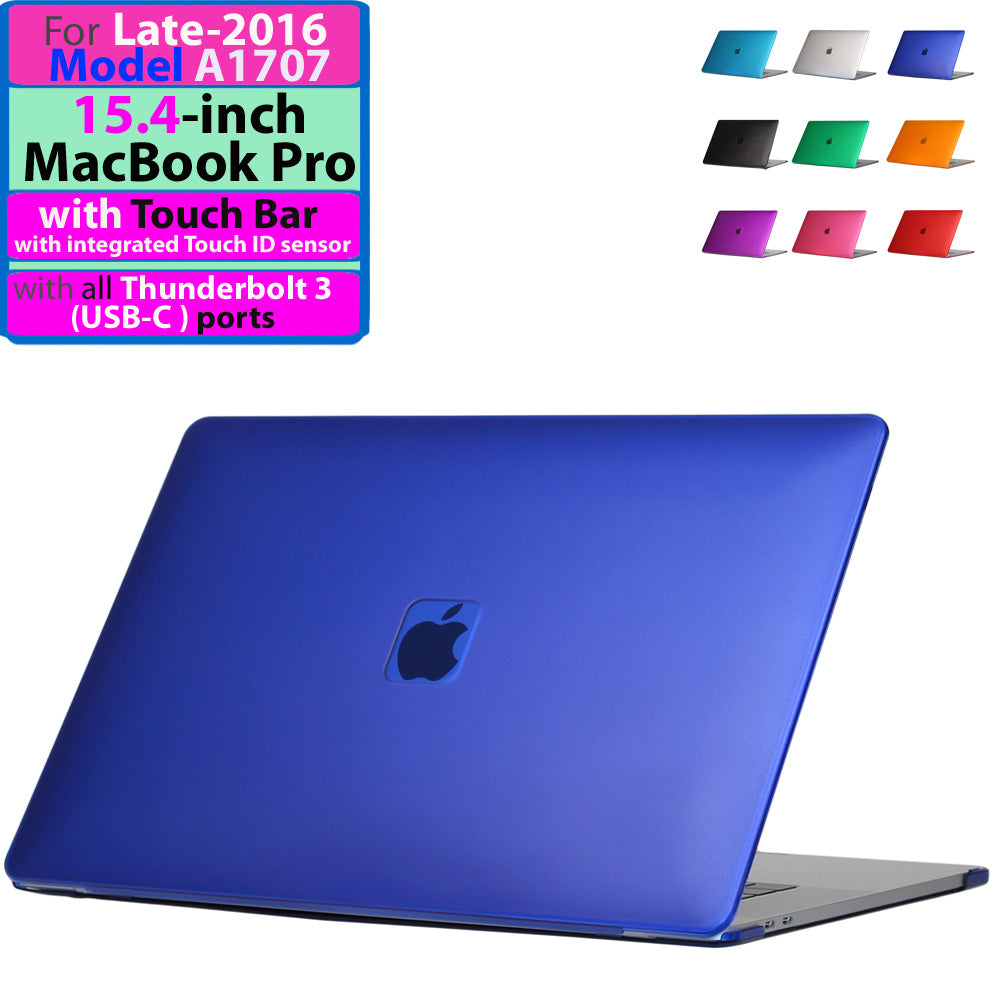 iPearl mCover Hard Shell Case for 15-inch Model 2016 A1707 / 2018 A1990 MacBook Pro (with 15.4" Retina Display, with Touch Bar & Integrated Touch ID Sensor, Thunderbolt 3 / USB-C Ports)