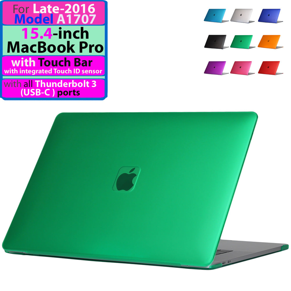iPearl mCover Hard Shell Case for 15-inch Model 2016 A1707 / 2018 A1990 MacBook Pro (with 15.4" Retina Display, with Touch Bar & Integrated Touch ID Sensor, Thunderbolt 3 / USB-C Ports)