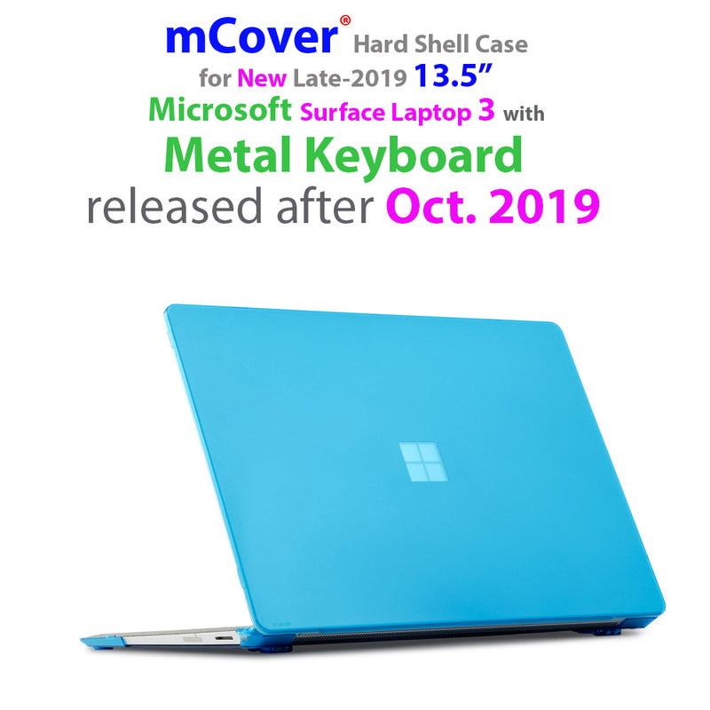 mCover Hard Shell Case for 13.5-inch Microsoft Surface Laptop 1/2/3 with Alcantara Keyboard (NOT Compatible with Metal Type Keyboard Version)