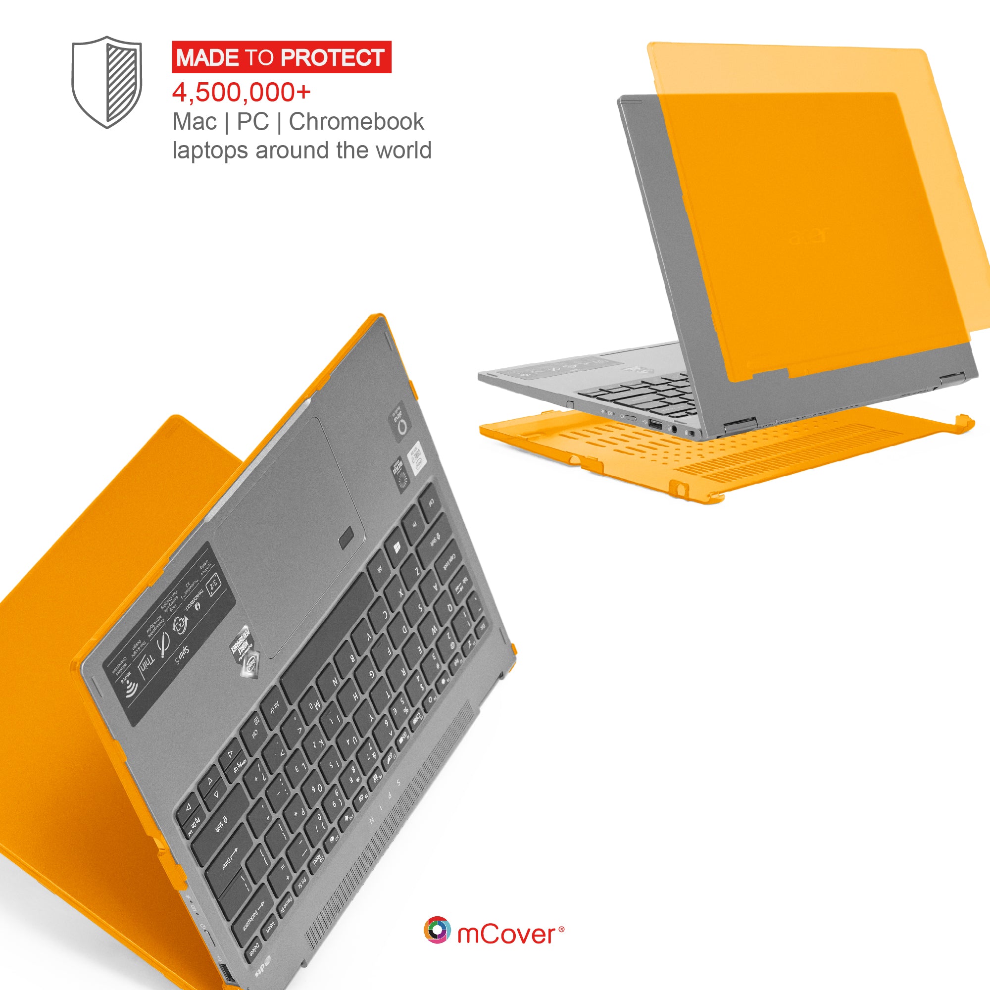 mCover Case Compatible for 2020~2022 13.5" Acer Spin 5 SP513-54N / SP513-55N Series Windows Convertible Laptop Only (NOT Fitting Any Other Acer Models)
