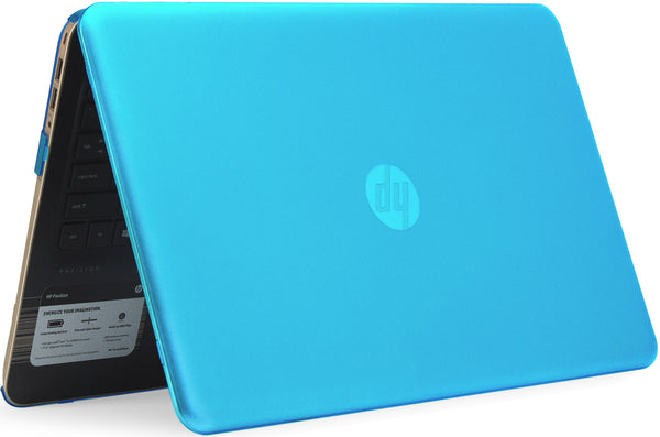 iPearl mCover Coque rigide pour ordinateur portable 15,6 HP 15-ayXXX  (15-ay000 à 15-ay099) (ne convient pas aux ordinateurs portables HP  Pavilion ou Envy 15) (bleu) 