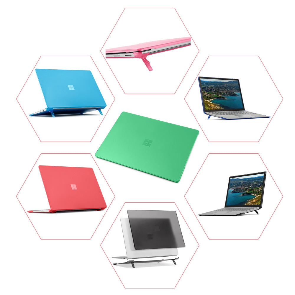 mCover Case Compatible ONLY for 2020-2024 12.4" Microsoft Surface Laptop Go 3/2 / 1 with Touch Screen (NOT Compatible with Any Other Surface Models)